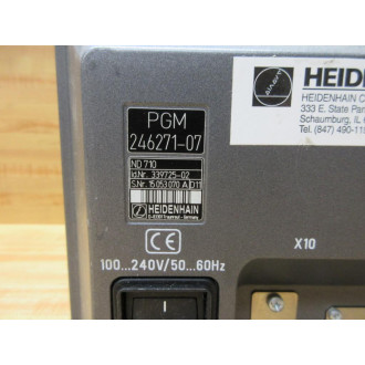 Heidenhain PGM-246271-07 Position Display Unit 339725-02 Enclosure Only - Used