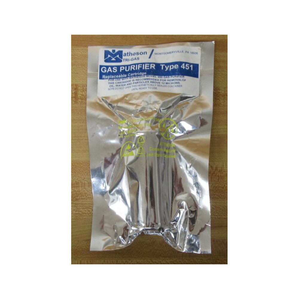 Matheson Tri-Gas 451 Gas Purifier Cartridge