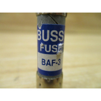 Buss BAF-3 Bussmann Fuse Cross Ref 6C167 Tested (Pack of 6) - New No Box