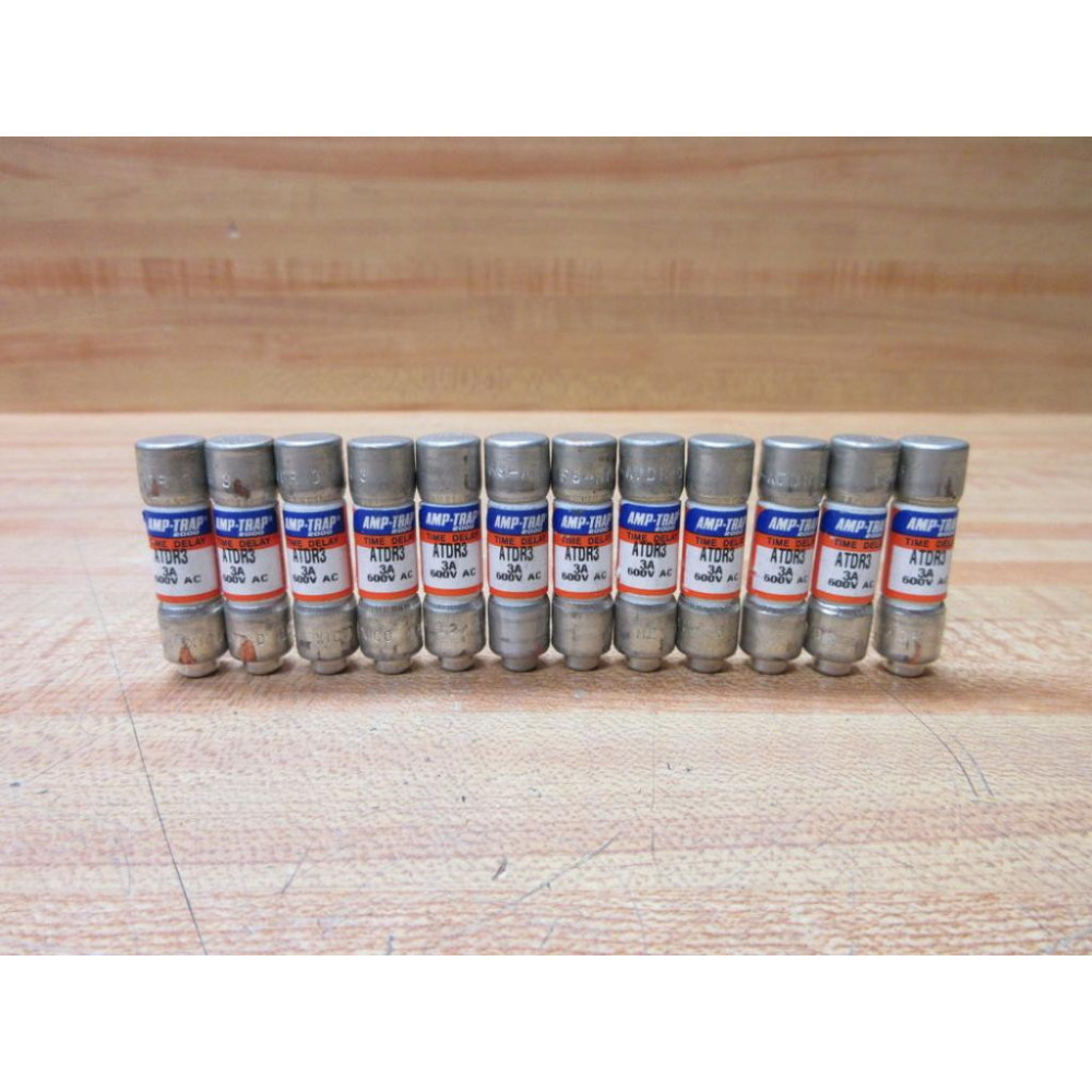 Gould Shawmut Ferraz ATDR3 Fuse Cross Ref 4ZAV7 (Pack of 12) - Used