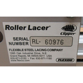 ClipperFlexco FSMAN36-24 Roller Lacer FSMAN3624 - Used
