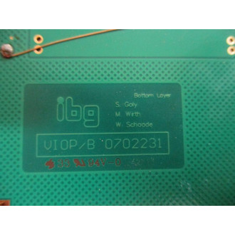 IBG 0702231 Circuit Board VIOPB - Used