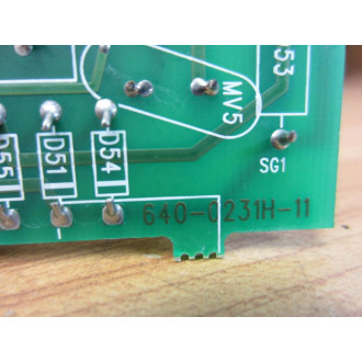 640-0231H-11 Circuit Board 6400231H11 - Used
