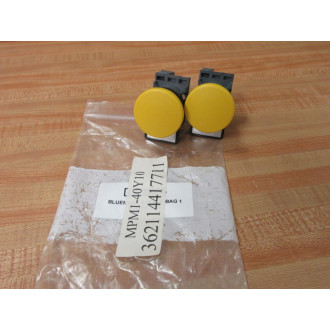 ABB MPM1-40Y10 Momentary Push Button MPM140Y10 (Pack of 2)