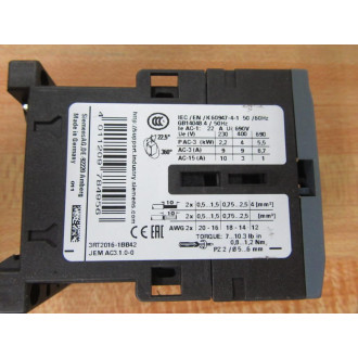 Siemens 3RT2016-1BB42 Contactor 3RT20161BB42 - New No Box