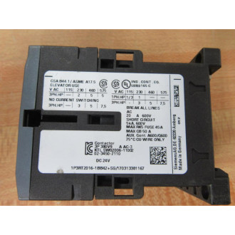 Siemens 3RT2016-1BB42 Contactor 3RT20161BB42 - New No Box