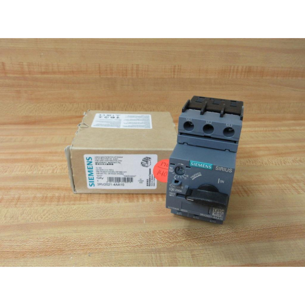 Siemens 3RV2021-4AA10 10-16A Circuit Breaker 3RV20214AA10 Siemens 3RV2021-4AA10 10-16A Circuit Breaker 3RV20214AA10