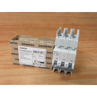 Siemens 5SJ4306-8HG42 6A Circuit Breaker 5SJ43068HG42