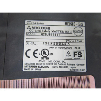 Mitsubishi QS0J61BT12 CC-Link Safety Master Unit