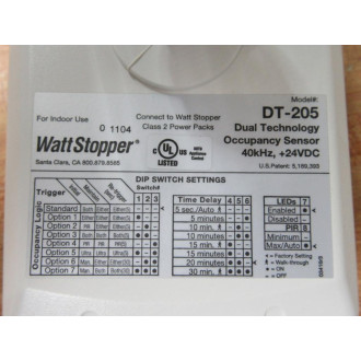 Watt Stopper DT-205 Occupancy Sensor DT205