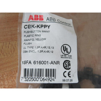 ABB CBK-KPPY Non-Illum. Pushbutton 1SFA 616001-ANR