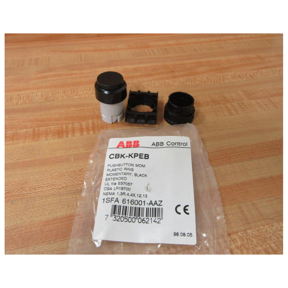 ABB CBK-KPEB Black Button 1SFA 616001-AAZ ABB CBK-KPEB Black Button 1SFA 616001-AAZ