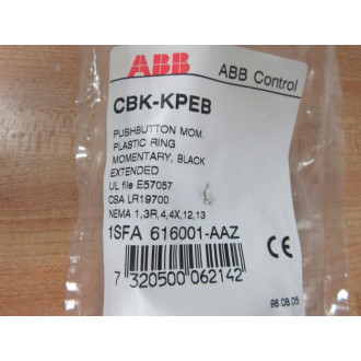 ABB CBK-KPEB Black Button 1SFA 616001-AAZ