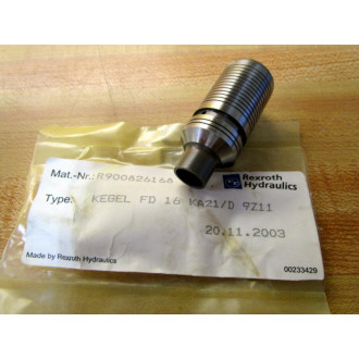 Rexroth Bosch R900826168 Poppet KEGEL FD 16 KA21D 9Z11