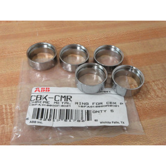ABB CBK-CMR Chrome Metal Ring 1SFA616920R8021 (Pack of 5)