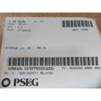 Agastat 2112D4YE Timing Relay - New No Box