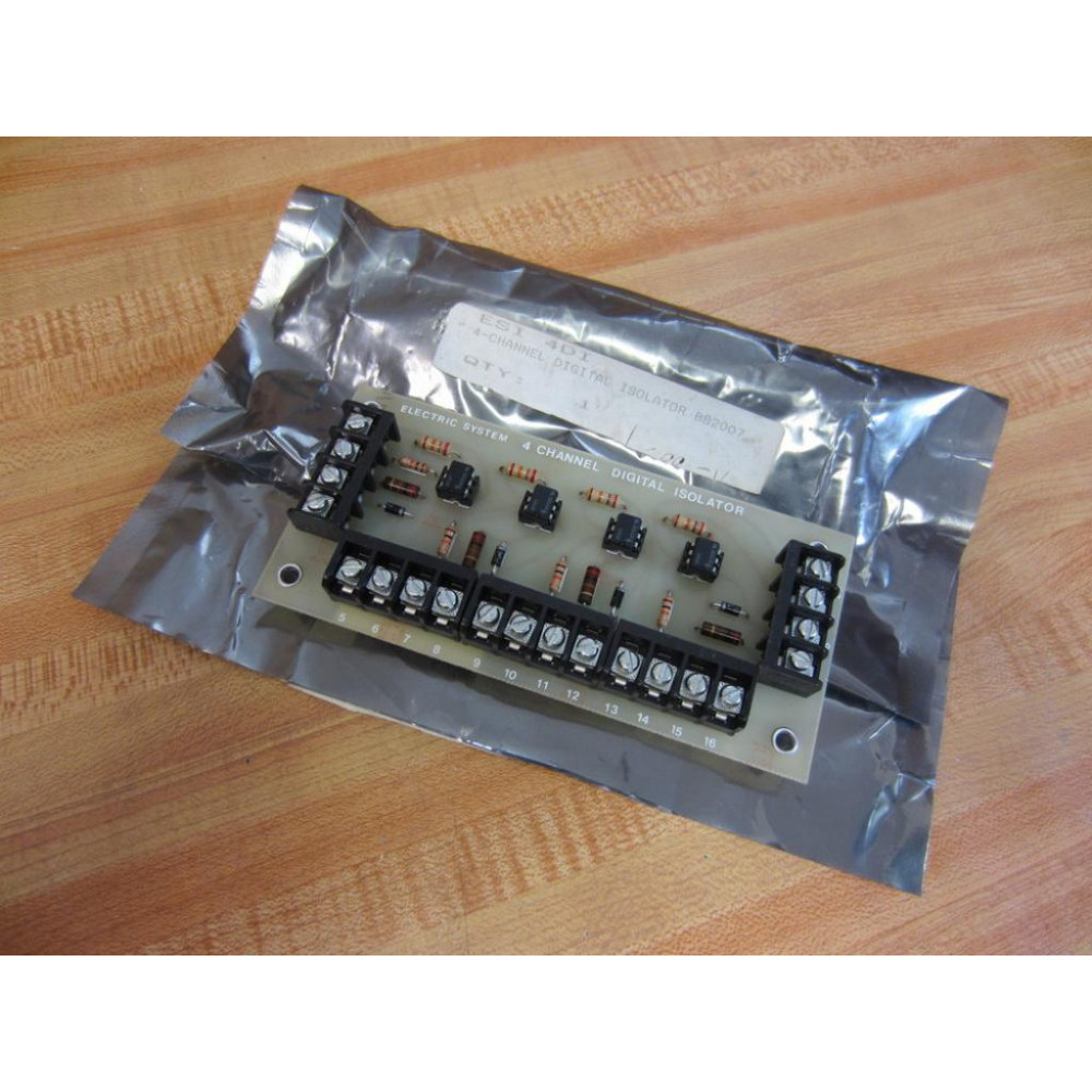 ESI B82007 4DI (4-Channel Digital Isolator) Bd - New No Box