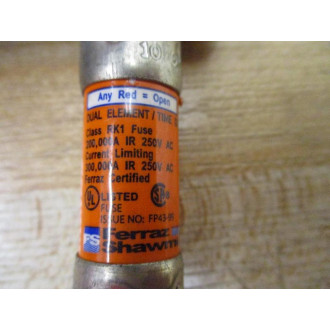 Ferraz Shawmut A2D15R Amp-Trap Smart Spot Fuse Tested (Pack of 2) - New No Box