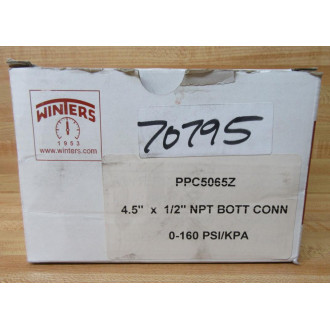 Winters PPS5065Z Process Gauge - New No Box