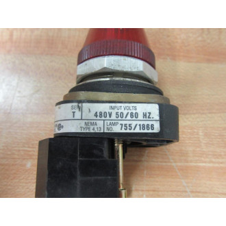 Allen Bradley 800T-P46 Pilot Light 800TP46 Red Green Amber - Used