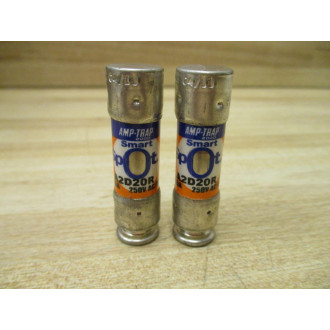 Ferraz Shawmut Amp-Trap A2D20R Smart Spot Fuse Tested (Pack of 2) - New No Box
