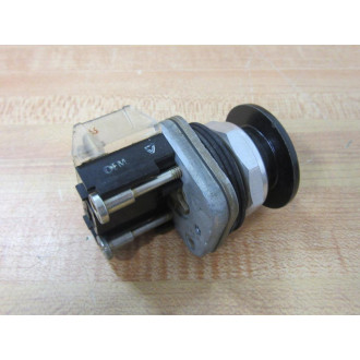 Allen Bradley 800T-D2D1 Black Pushbutton 800TD2D1 - Used