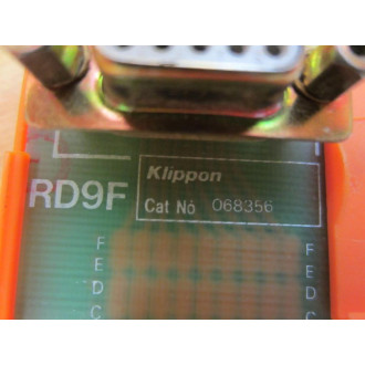 Klippon 068356 9P Female Interface Module RD9F - Used