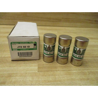 Littelfuse JTD 60 ID Indicator Time-Delay Fuse JTD60ID (Pack of 3)