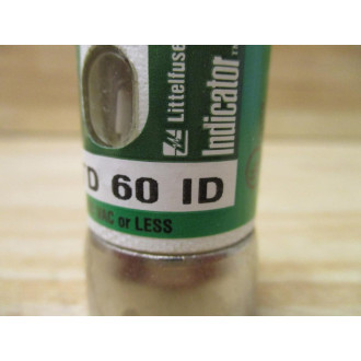 Littelfuse JTD 60 ID Indicator Time-Delay Fuse JTD60ID (Pack of 3)