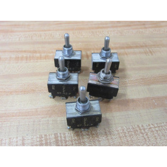 A-H & H ST-52-P Toggle Switch ST52P (Pack of 5) - Used