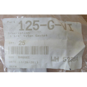 Dixon Valve 125-G-VI Cam & Groove Gasket 125GVI (Pack of 4) - New No Box