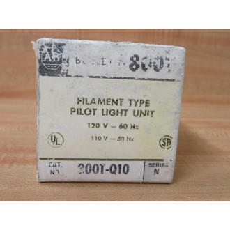 Allen Bradley 800T-Q10 Pilot Light Ser N