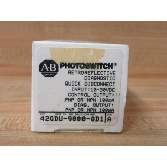 Allen Bradley 42GDU-9000-QD1 Photoswitch 42GDU9000QD1