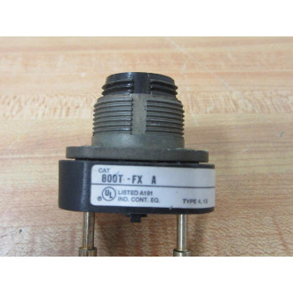Allen Bradley 800T-FXD1 Push Button 800TFX WO ButtonContact - Used