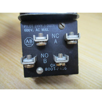 Allen Bradley 800T-PA16 Pushbutton Old Style - New No Box