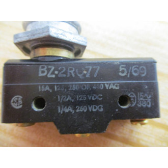 Micro Switch BZ-2RQ77 Honeywell Limit  Switch BZ2RQ77 - Used Micro Switch BZ-2RQ77 Honeywell Limit  Switch BZ2RQ77 - Used