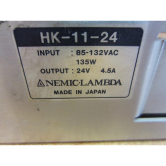 Nemic-Lambda HK-11-24 Power Supply HK1124 - Parts Only