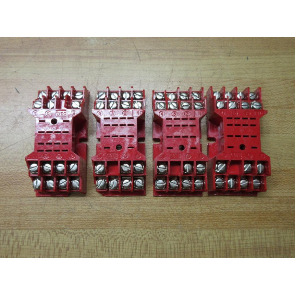 Gould SL 715 Relay Socket SL715 Chipped Housing (Pack of 4) - New No Box