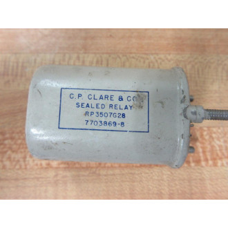 C.P. Clare & RP3507G28 Sealed Relay 7703869-8 - Used
