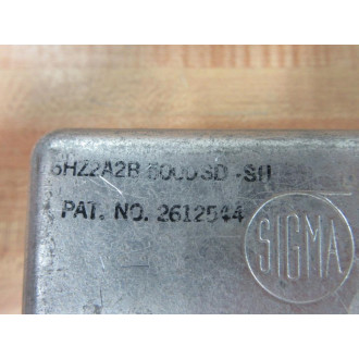 Sigma 6HZ2A2B 5000SD-SIL Relay 6HZ2A2B5000SDSIL - Used