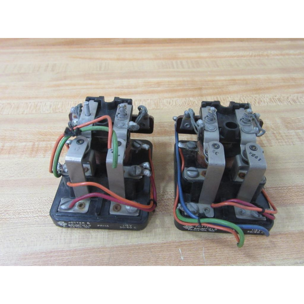 AMF Potter & Brumfield PR11A Relay PRIIA 115V (Pack of 2) - Used