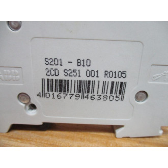 ABB S201-B10 Circuit Breaker 10 AMP - New No Box