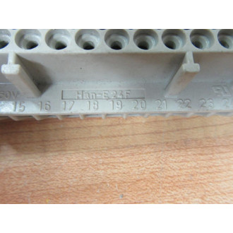Harting 09330242789 Connector Insert HAN-E24F 380V (Pack of 2) - Used