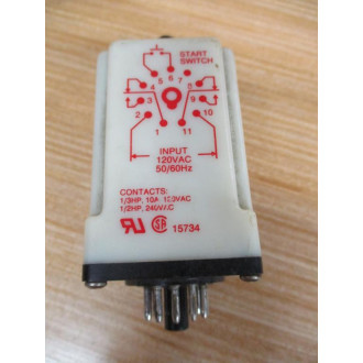 Dayton 6X153F Solid State Time Delay Relay - Used