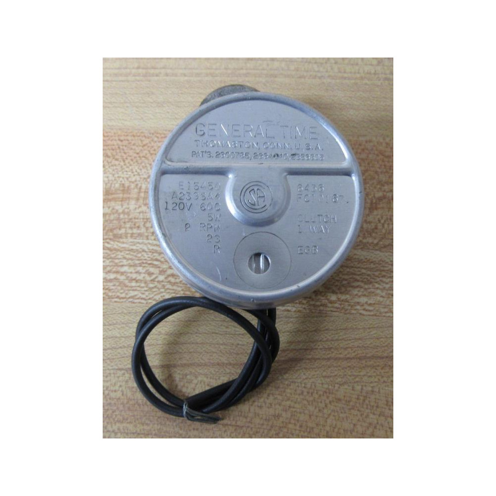General Time A2396A4 Timer Motor E15450 - New No Box