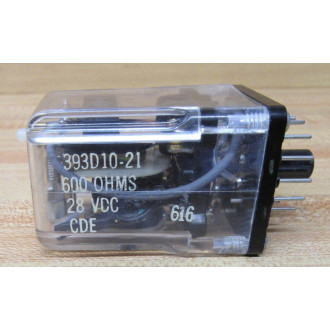 Cornell Dubilier 393D10-21 CDE Relay 218A4274-11 - New No Box