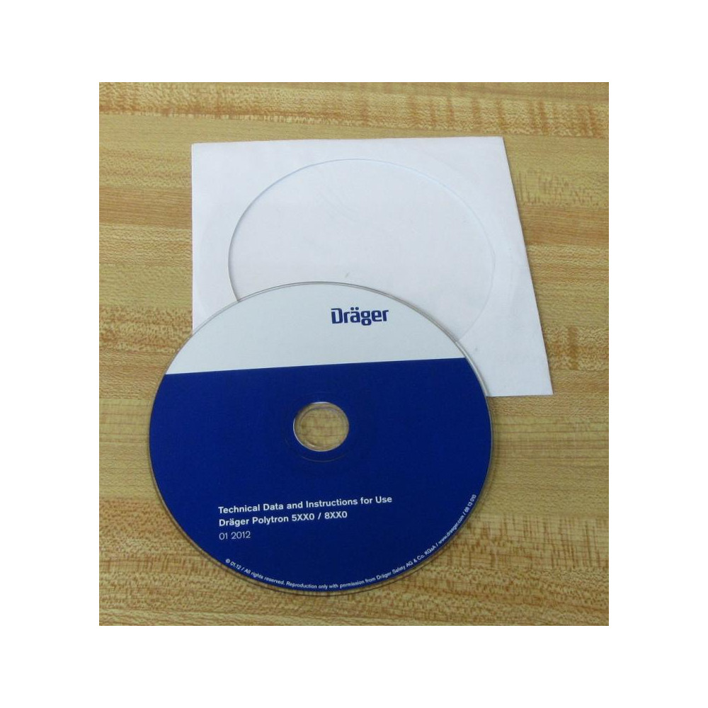 Drager 68 13 010 Tech DataInst. CD 6813010