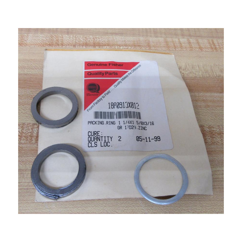 Fisher 18A0913X012 Packing Ring (Pack of 2)