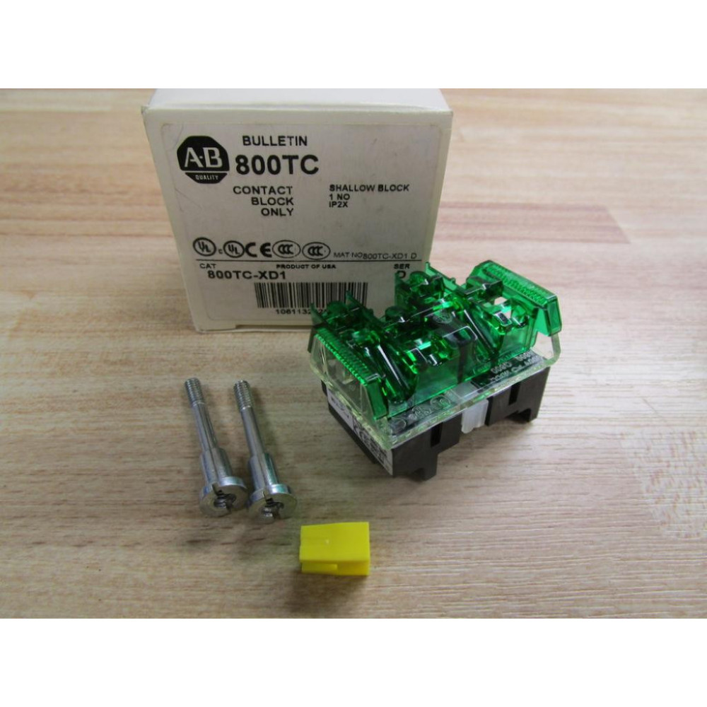 Allen Bradley 800TC-XD1 Contact Block 800TCXD1
