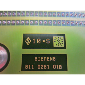 Siemens 811-0261-01B 6ES57.. 7-Slot Rack 8110142-02 - Used